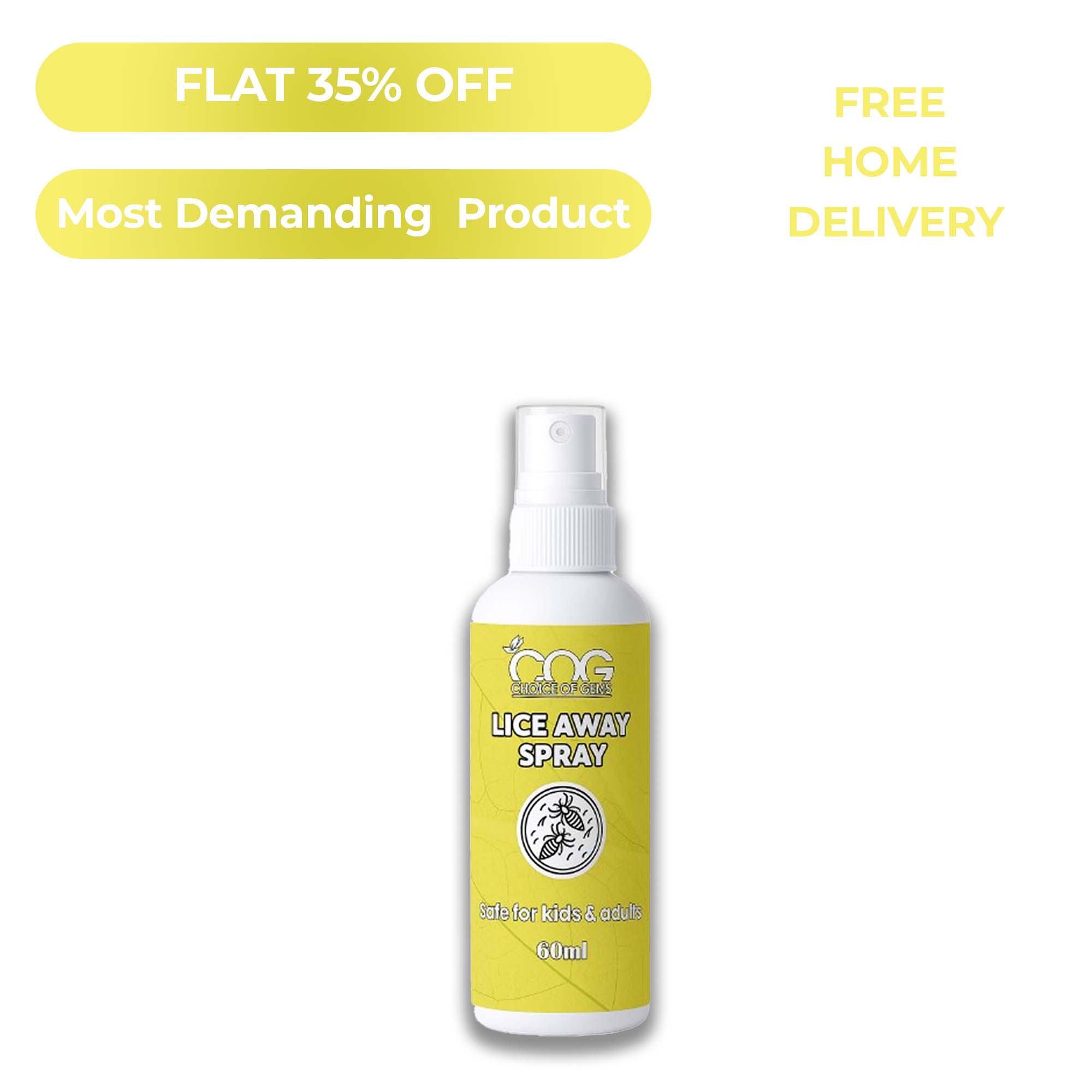 Scalp Care Anti-Lice Spray | Kid-Friendly Formula